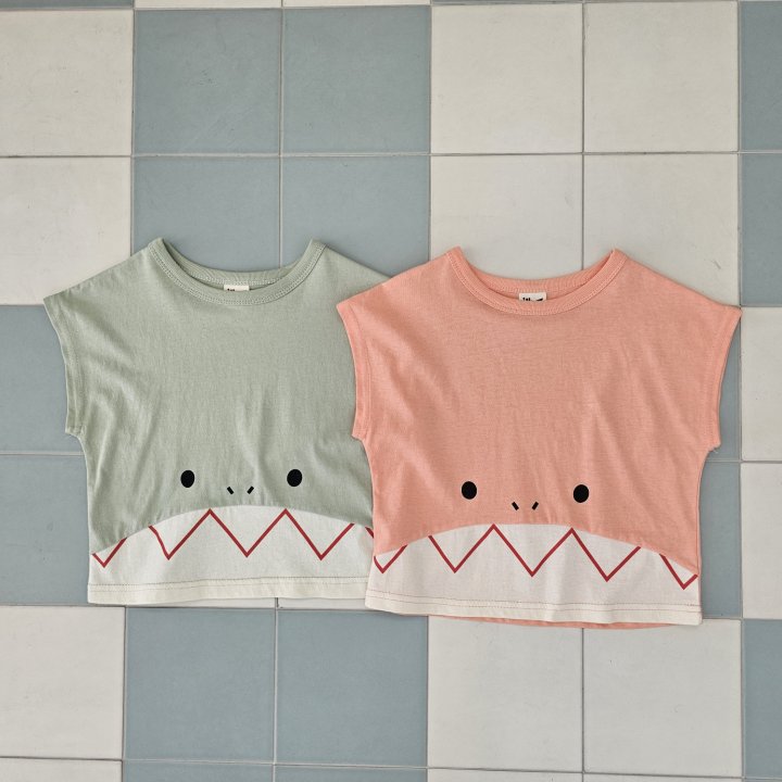 Shark Drop Sleeveless Tee