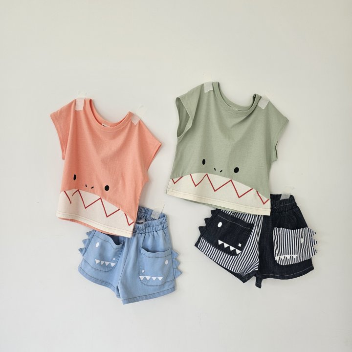 Shark Drop Sleeveless Tee